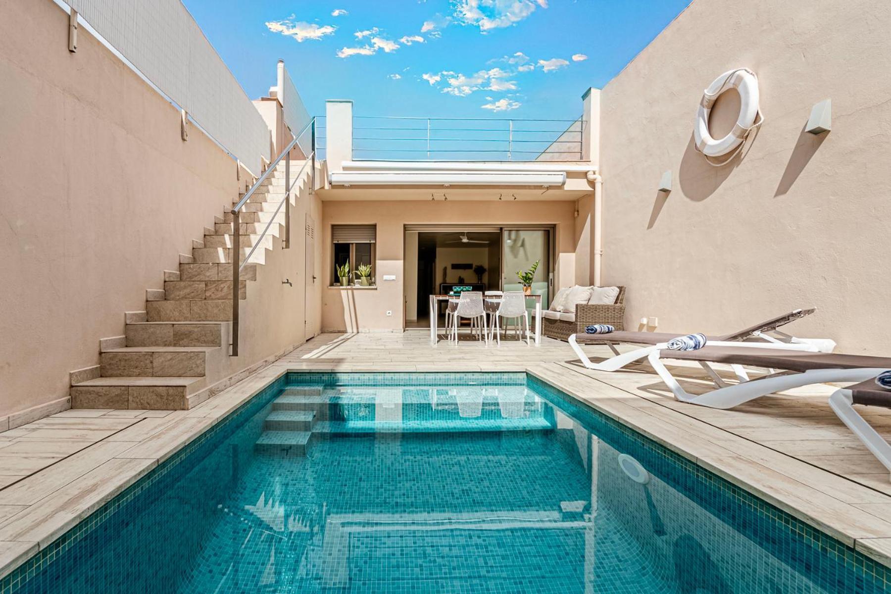 Casa Mediterranea Con Piscina Privada En Palamós Kültér fotó